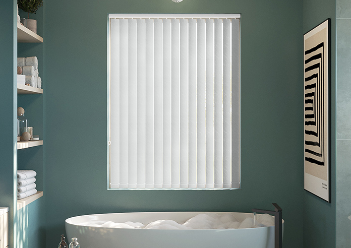 Rapture (Blackout), Mist Grey - Vertical Blind - Image 3